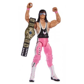 WWE WrestleMania Flashback Elite Bret Hart Action Figure