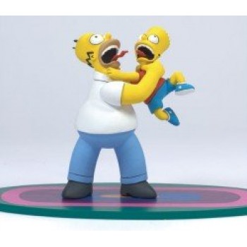 Homer & Bart "Why You...!!" McFarlane The Simpsons Series 1 Action Figure