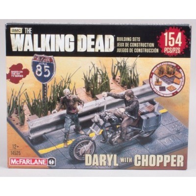 McFarlane Toys Building Sets -The Walking Dead TV Daryl Dixon with Chopper Building Set