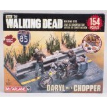 McFarlane Toys Building Sets -The Walking Dead TV Daryl Dixon with Chopper Building Set