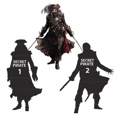 McFarlane Toys Series 1 Assassin's Creed Pirate Action Figure, 3-Pack