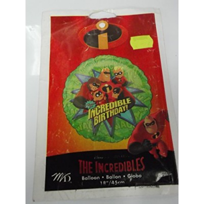 The Incredibles 18" Mylar Balloon - Have an Incredible Birthday