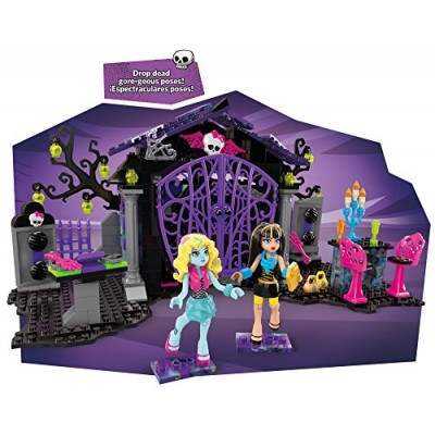 Mega Bloks Monster High Graveyard Garden Party Building Set