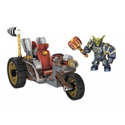 Mega Bloks World of Warcraft Goblin Trike and Pitz (Horde Goblin Warrior)