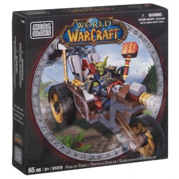Mega Bloks World of Warcraft Goblin Trike and Pitz (Horde Goblin Warrior)