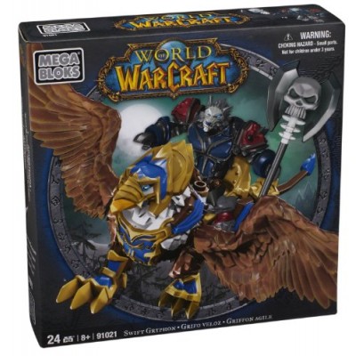 Mega Bloks World of Warcraft Swift Gryphon and Graven (Alliance Wargen Death Knight)