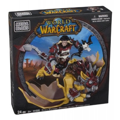 Mega Bloks World of Warcraft Swift Wyvern and Scarbuck (Horde Tauren Hunter)