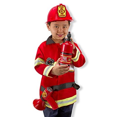 Melissa & Doug Fire Chief Role Play Costume Set