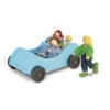 Melissa & Doug Road Trip! Wooden Car and Pose-Able Passengers Playset
