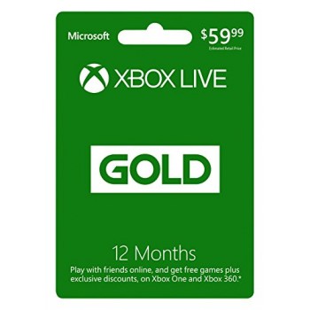 Microsoft Xbox LIVE 12 Month Gold Membership