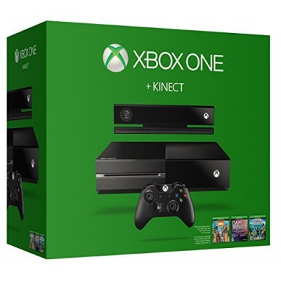 Xbox One 500GB Console with Kinect (No Chat Headset Included)