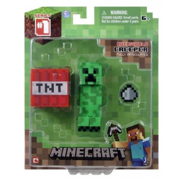 Minecraft Core Creeper Action Figure with Accessory
