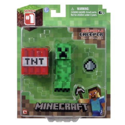 Minecraft Core Creeper Action Figure with Accessory