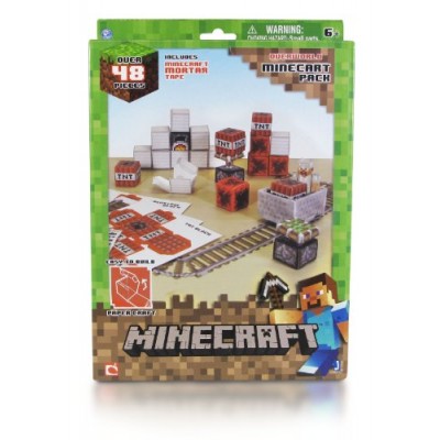 Minecraft Papercraft - Minecart Set, Over 48 Piece