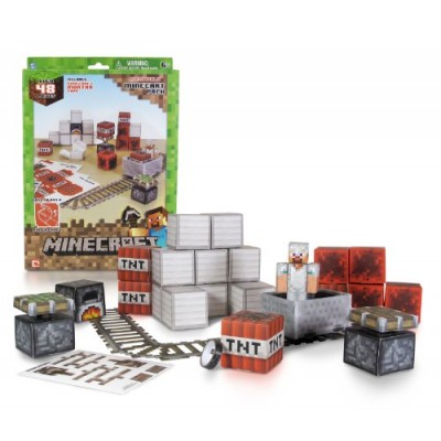 Minecraft Papercraft - Minecart Set, Over 48 Piece