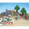 Minecraft Papercraft Overworld Deluxe Set, Over 90 Pieces