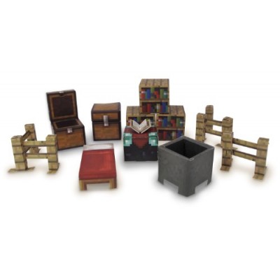 Minecraft Papercraft Utility Pack, Over 30 Pieces