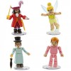 Disney Peter Pan Minimates Exclusive Mini Figure 4-pack Captain Hook, Tinkerbell, Michael & John
