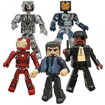 San Diego Comic Con 2015 Exclusive Avengers Age of Ultron Marvel Minimates Set of 5
