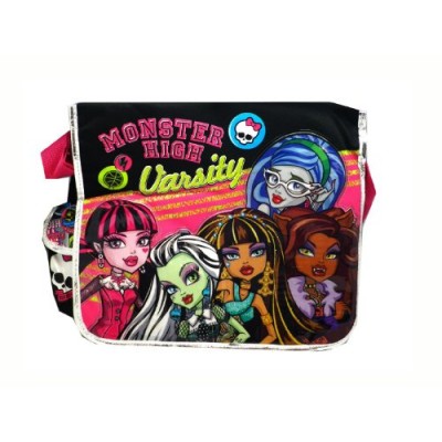 Black Varsity Monster High Messenger Bag - Monster High Laptop Bag