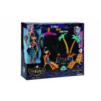 Monster High, 13 Wishes, Desert Fright Oasis Playset with Cleo De Nile Doll
