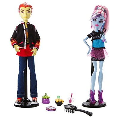Monster High Home Ick Abbey Bominable & Heath Burns 2-Pack