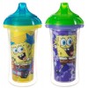 Munchkin 2 Piece SpongeBob SquarePants Insulated Sippy Cup, Colors May Vary, 9 Ounce