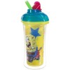 Munchkin SpongeBob SquarePants Click Lock Insulated Straw Cup, Colors May Vary, 9 Ounce