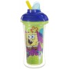 Munchkin SpongeBob SquarePants Click Lock Insulated Straw Cup, Colors May Vary, 9 Ounce
