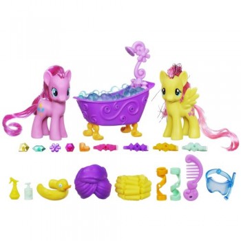 My Little Pony Pinkie Pie and Fluttershy Crystal Sparkle Bath Set