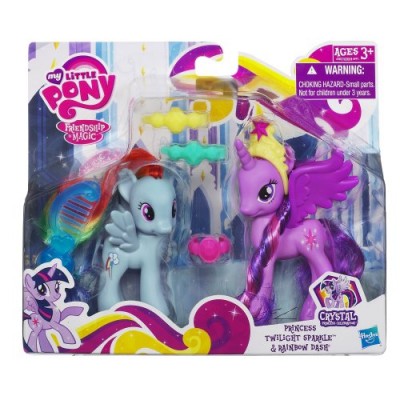 My Little Pony Princess Twilight Sparkle and Rainbow Dash Figures