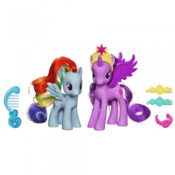 My Little Pony Princess Twilight Sparkle and Rainbow Dash Figures
