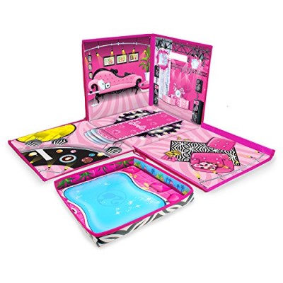 Neat-Oh! Barbie ZipBin 40 Doll Dream House Toy Box & Playmat