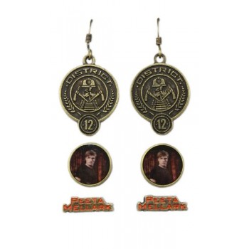 Hunger Games Peeta Mellark Earrings 3 Pack