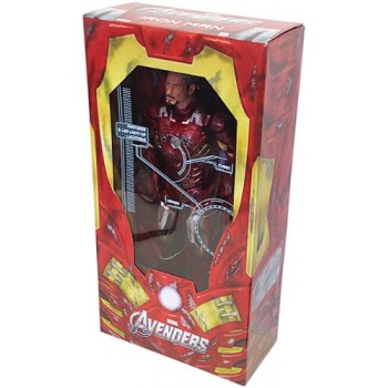 NECA Avengers Battle Damaged Iron Man Action Figure, 1/4 Scale