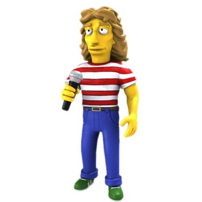 NECA Simpsons 25th Anniversary - Roger Daltrey 5" Action Figure Series 2
