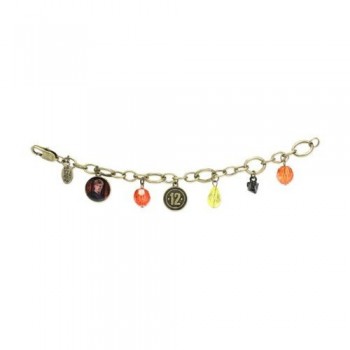The Hunger Games Movie Bracelet Charm "Peeta District 12"