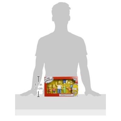 NJ Croce Simpsons Family Bendable Action Figure Box Set
