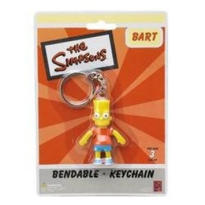 Simpsons/Bart 2.5" Bendable Keychain