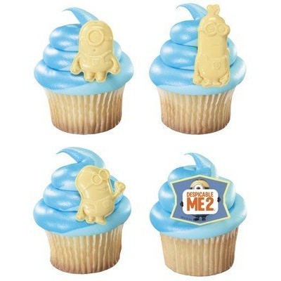 1 X Despicable Me 2 Minion Cupcake Rings - 12 ct