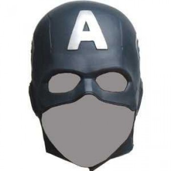 CAPTAIN AMERICA The Avengers Mask Rubber Party Mask Full face Head Costume
