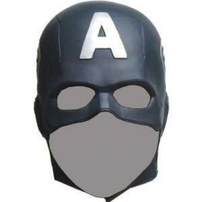 CAPTAIN AMERICA The Avengers Mask Rubber Party Mask Full face Head Costume