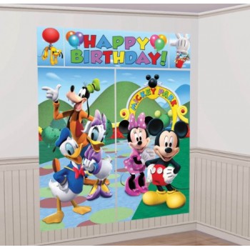 American Greetings 5-Piece Set Mickey Scene Setter, Multicolored