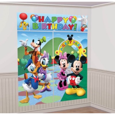 American Greetings 5-Piece Set Mickey Scene Setter, Multicolored