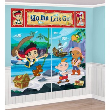 Party Pail Jake and the Neverland Pirates Scene Setter, Multicolor