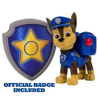 Nickelodeon, Paw Patrol - Action Pack Pup & Badge - Chase