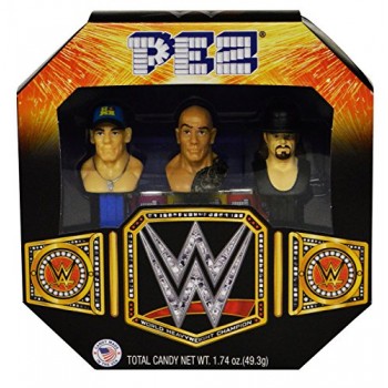 Pez WWE Gift Set Wrestlemania John Cena The Rock The Undertaker