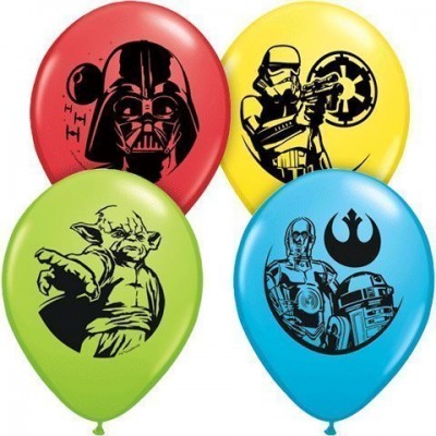 Pioneer Balloon Company 25 Count Star Wars Special Latex Balloons, 11", Assorted