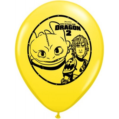 Pioneer National Latex DreamWorks 12" How To Train Your Dragon 2 6 Balloons, Assorted