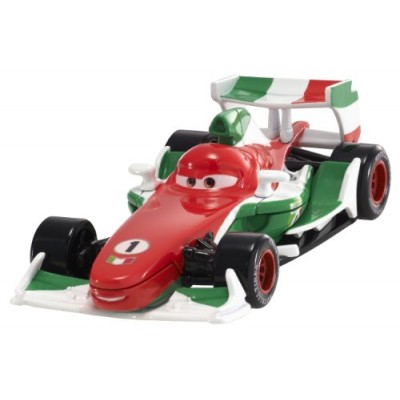 Disney Pixar Cars 2 - Francesco Bernoulli & Lightning McQueen with Party Wheels 1:55 Scale Die-Cast 2-Pack